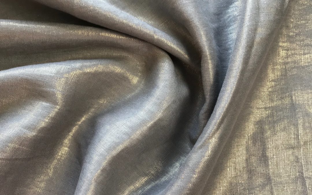 Nevada Linen – Metallic – Grey/Gold