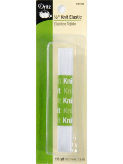 Dritz 1/2" Knit Elastic - White