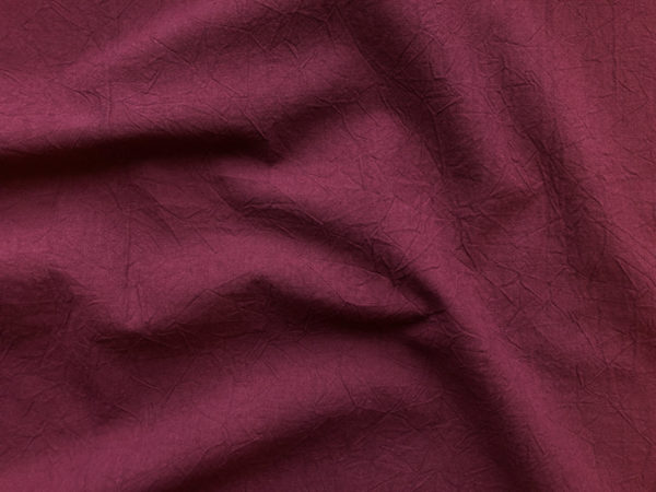 Japanese Crinkled Cotton Sheeting - Berry