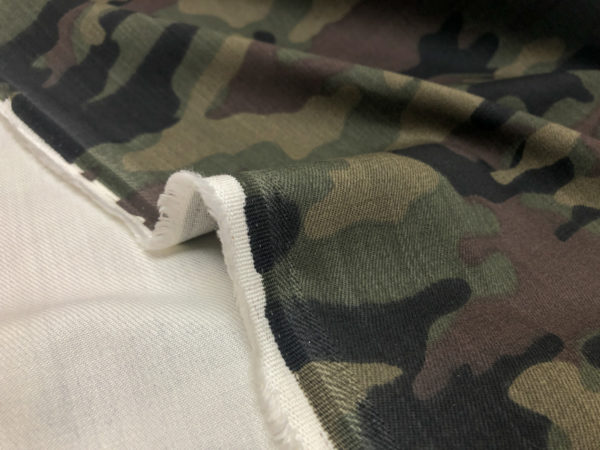 Printed Cotton/Spandex Twill - Camouflage - Stonemountain & Daughter ...