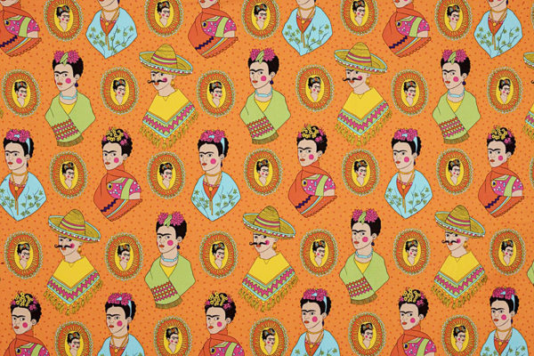 Quilting Cotton - Alexander Henry - Fantastico Frida - Orange