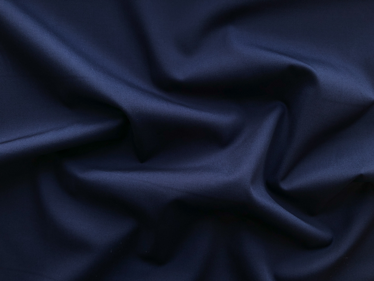 Mercerized Cotton Navy Blue