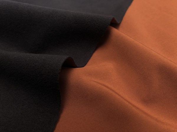 Water Repellent Soft Shell Fleece - Recycled Polyester - Pecan/Black