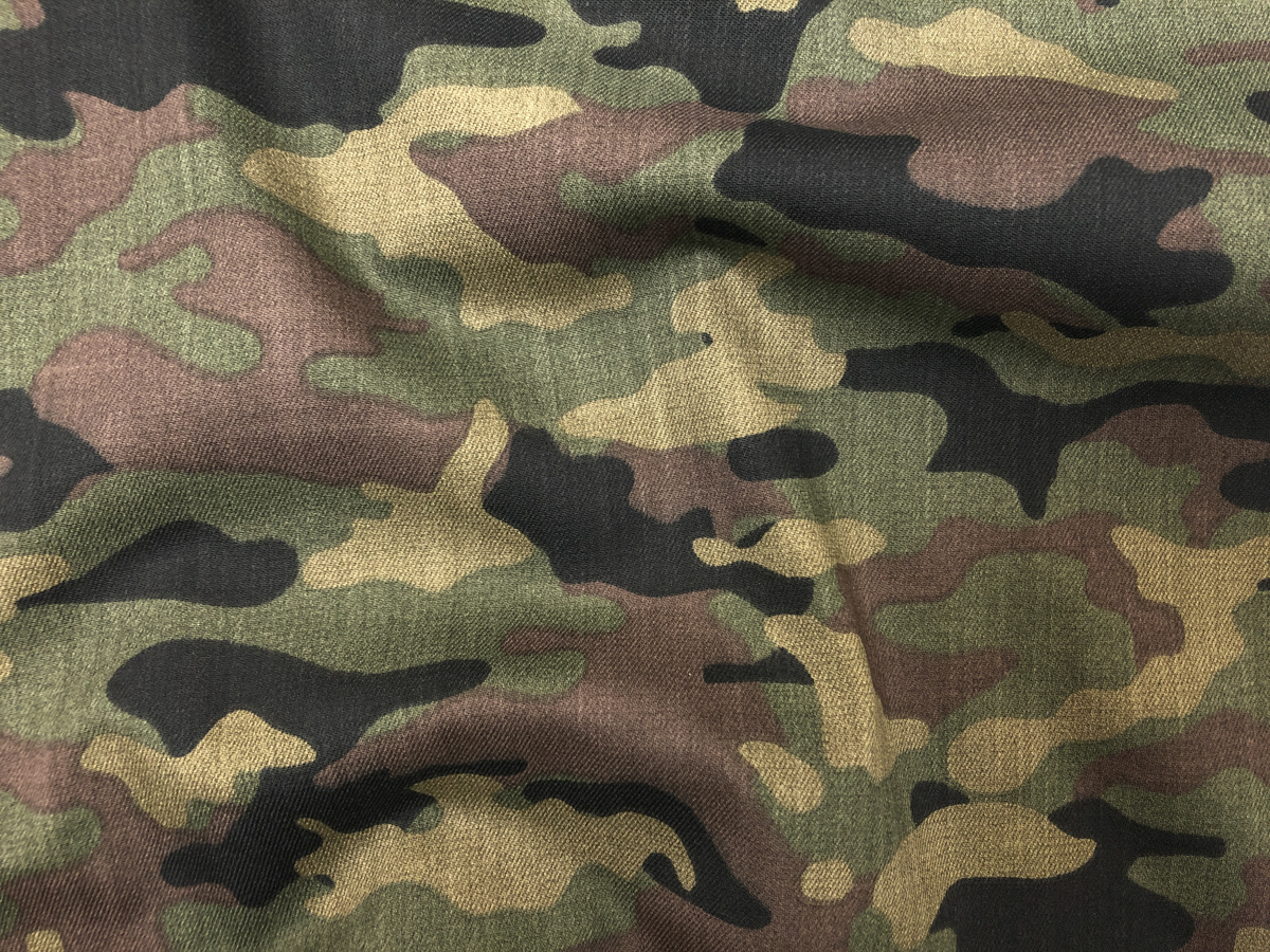 Printed Cotton/Spandex Twill - Camouflage - Stonemountain & Daughter ...