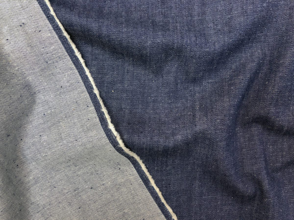 Italian Cotton/Spandex Denim - Speckled Medium Indigo