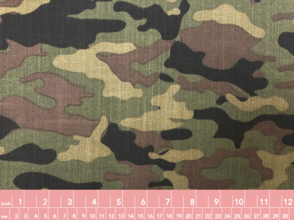 Printed Cotton/Spandex Twill - Camouflage