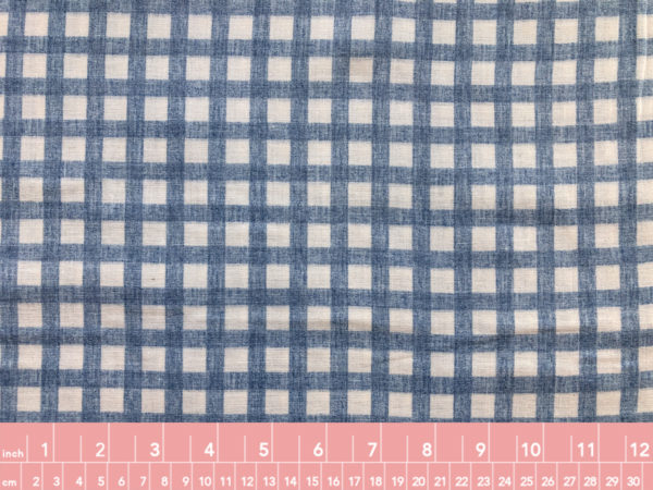 Japanese Cotton Double Gauze - Printed Plaid - Lavender