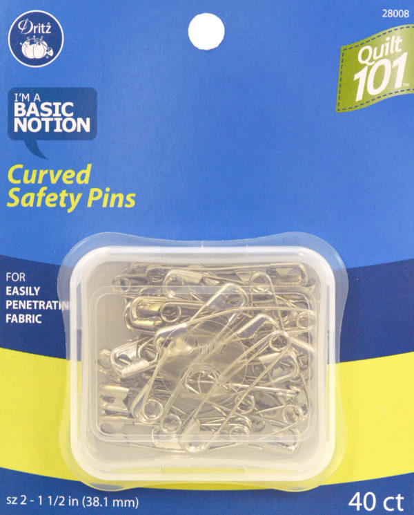 Dritz Curved Safety Pins – 1-1/16 inch