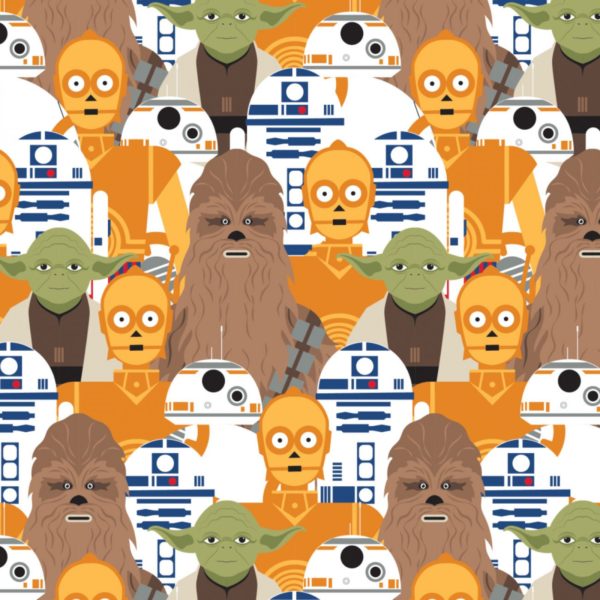 Quilting Cotton - Star Wars - Characters - Packed