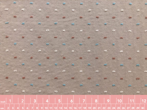 Japanese Cotton Clip Dot - Stone