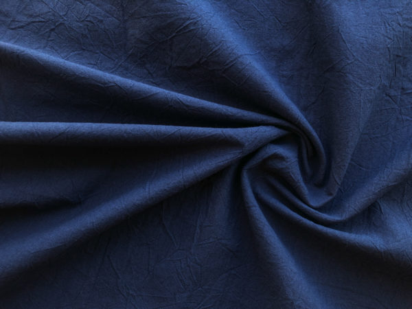 Japanese Crinkled Cotton Sheeting – Indigo