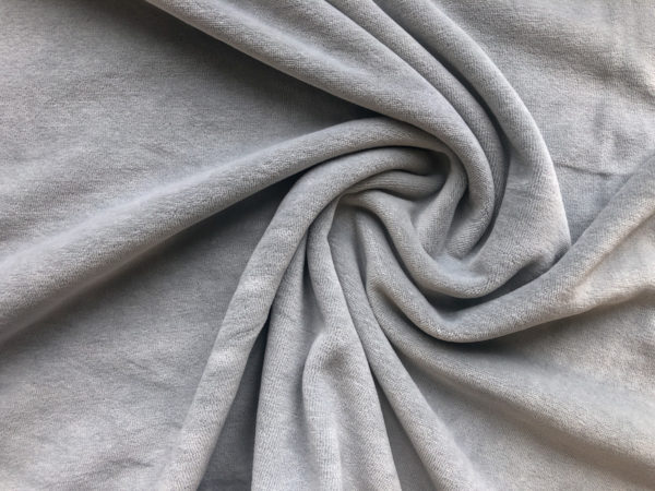 Stretch Velour - Silver