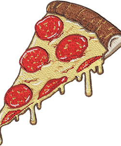 Iron-On Applique Patch - Pizza Slice