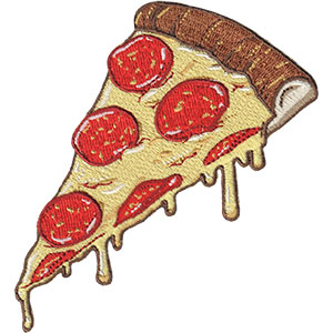 Iron-On Applique Patch - Pizza Slice