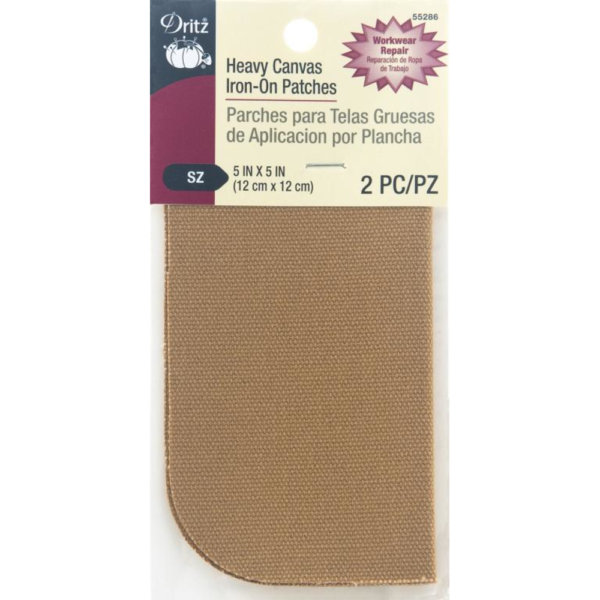 Iron-On Mending Fabric - Heavy Canvas