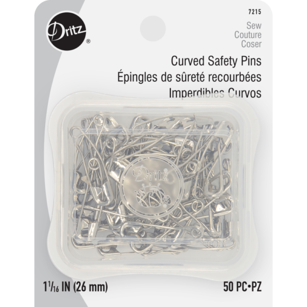 Dritz Curved Safety Pins – 1-1/16 inch
