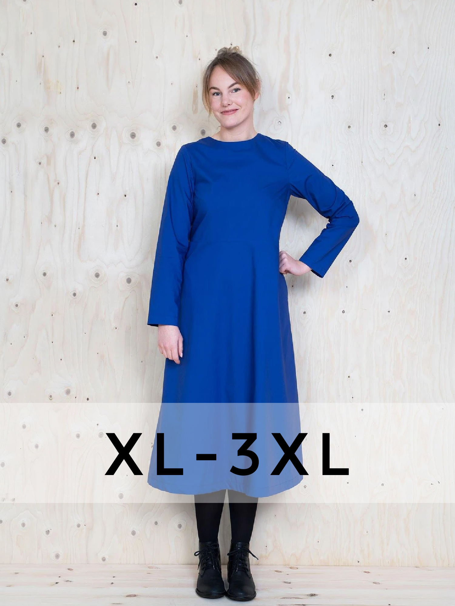 The Assembly Line Multi-Sleeve Midi Dress XL-3XL