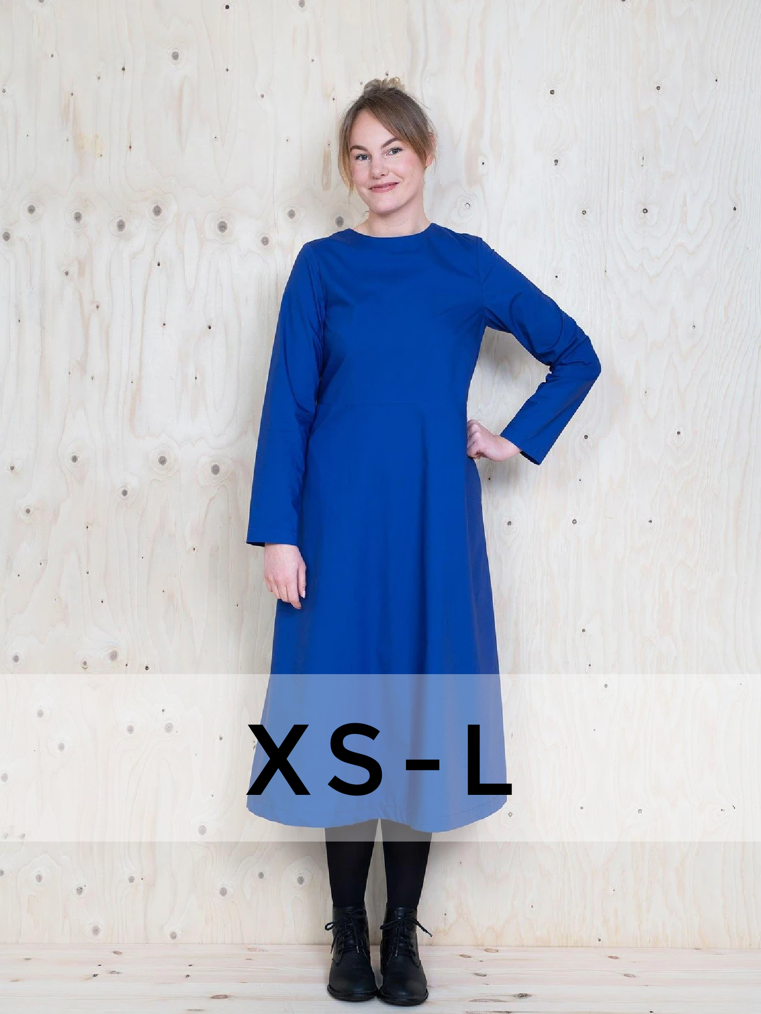 The Assembly Line Multi-Sleeve Midi Dress Xs-l