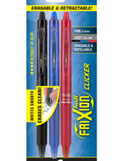 Frixion Clicker Pen Assortment - 3 pack