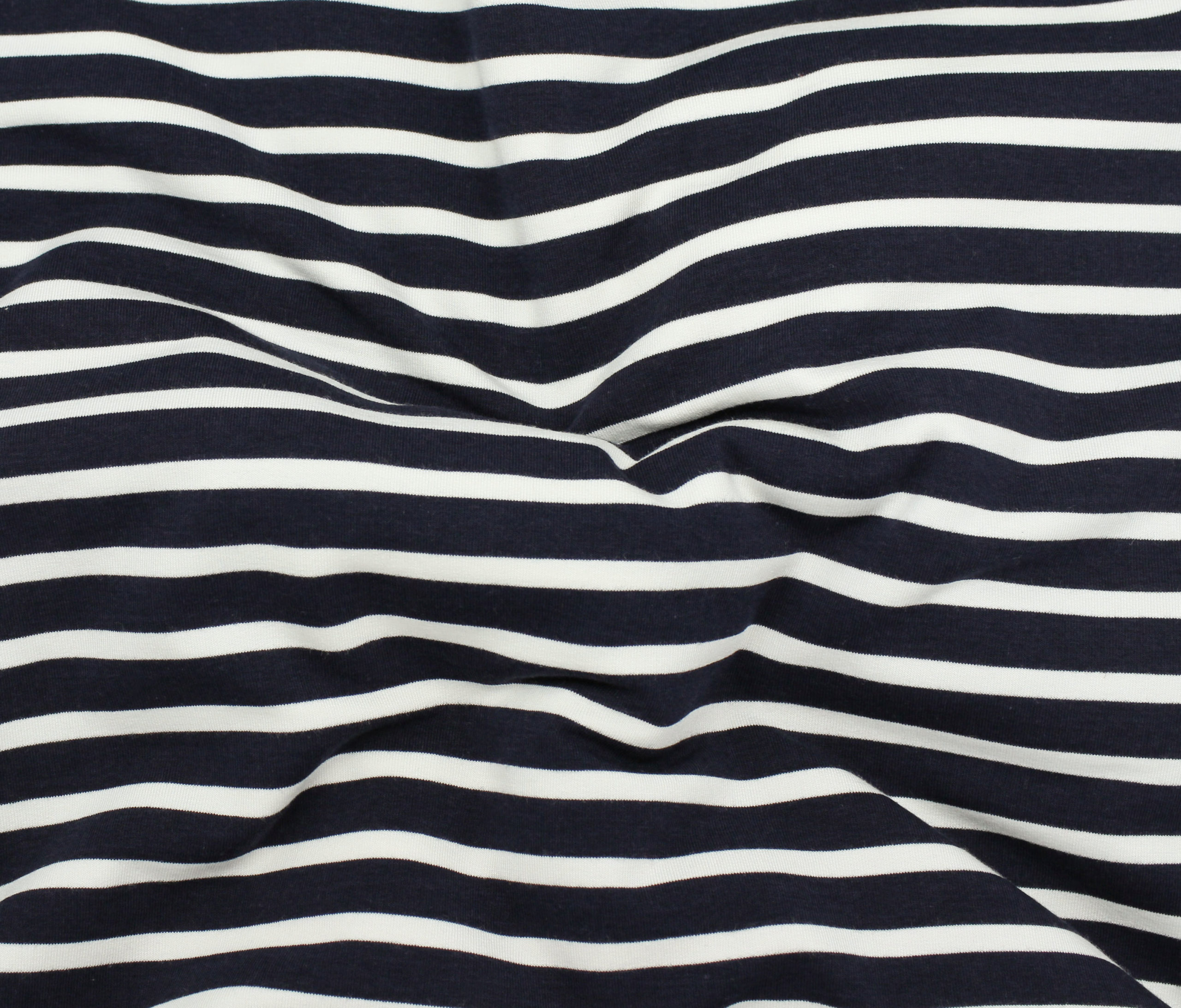 Striped Bamboo/Cotton French Terry - Navy - Stonemountain & Daughter ...
