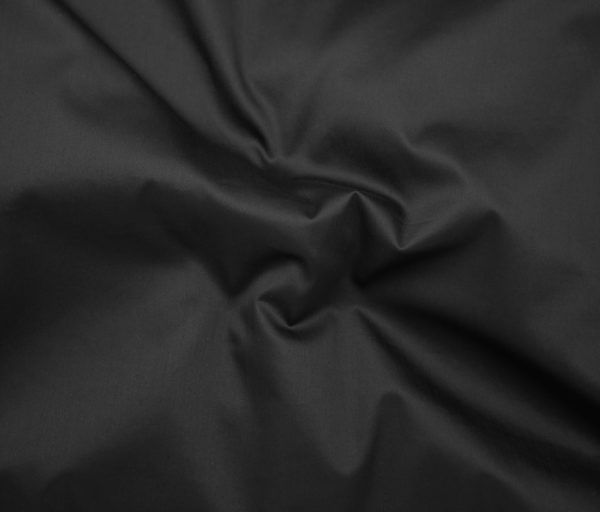 Organic Cotton Sateen - Black