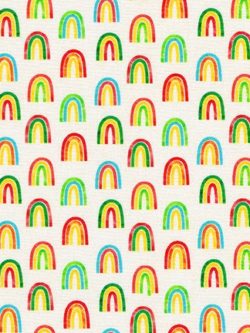 Quilting Cotton - Chili Smiles - Rainbow - Ivory