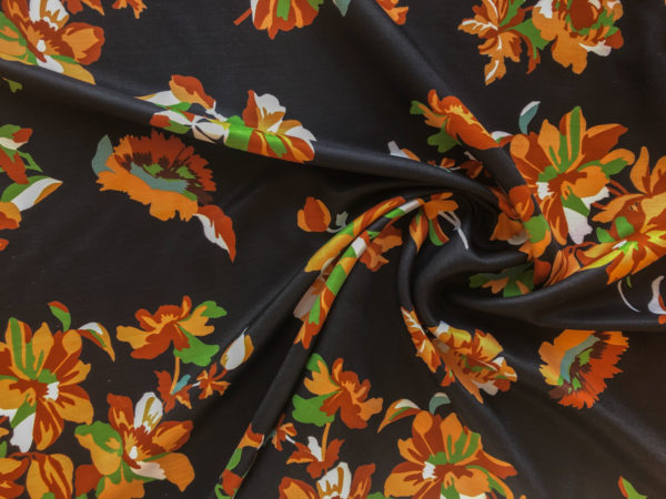 Italian Viscose/Silk Lawn - Vintage Floral