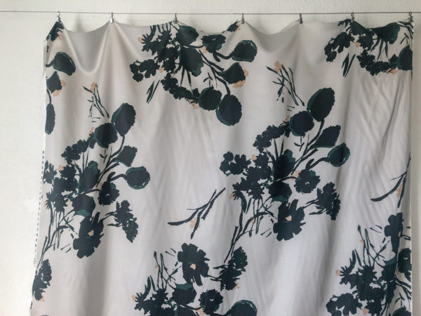 Italian Viscose/Silk Lawn - Shadow Floral