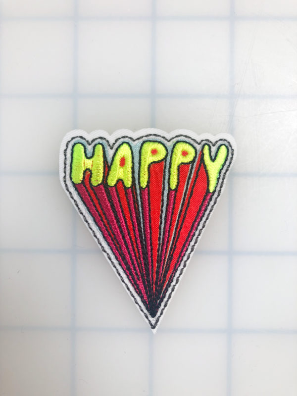 Iron-On Applique Patch - Cool Pineapple