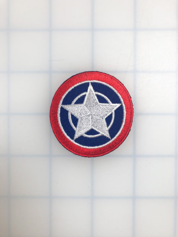 Iron-On Applique Patch - Star Circle