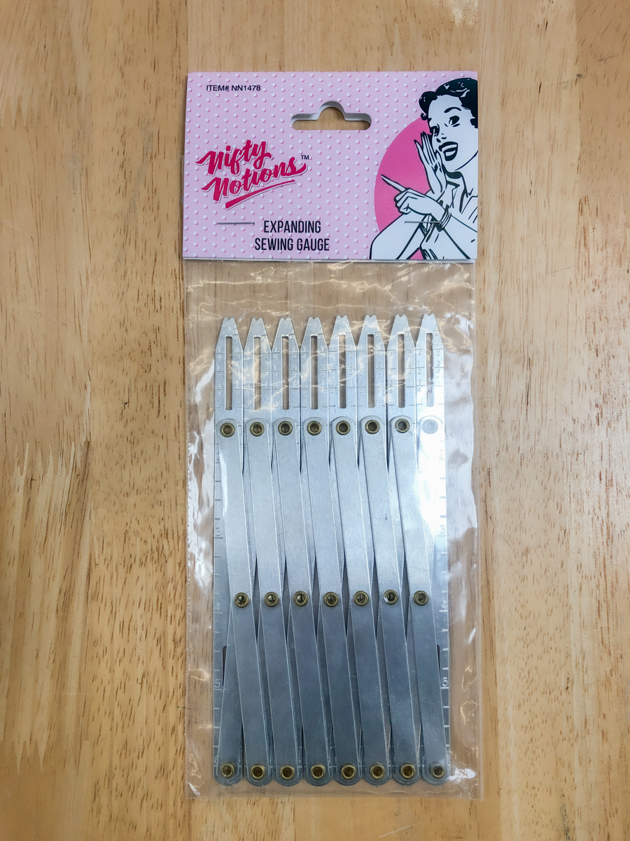 Metal Sewing Gauge - Stonemountain & Daughter Fabrics