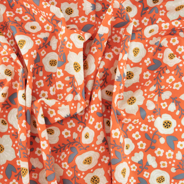 Birch - Organic Cotton Lawn - Bella - Coral