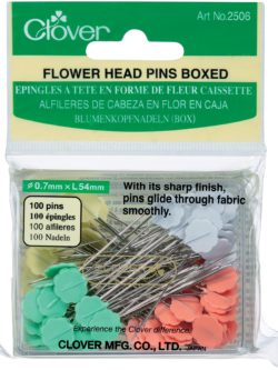 Clover Flower Head Pins Boxed