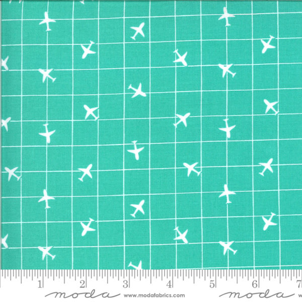 Quilting Cotton - On The Go - Airplanes - Jet Stream - Stonemountain ...
