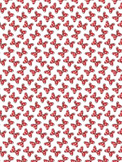 Quilting Cotton - Disney - Minnie Mouse Dot Couture - White