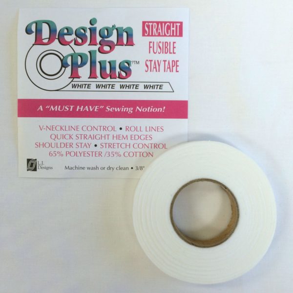 Design Plus Straight Stay Tape - White