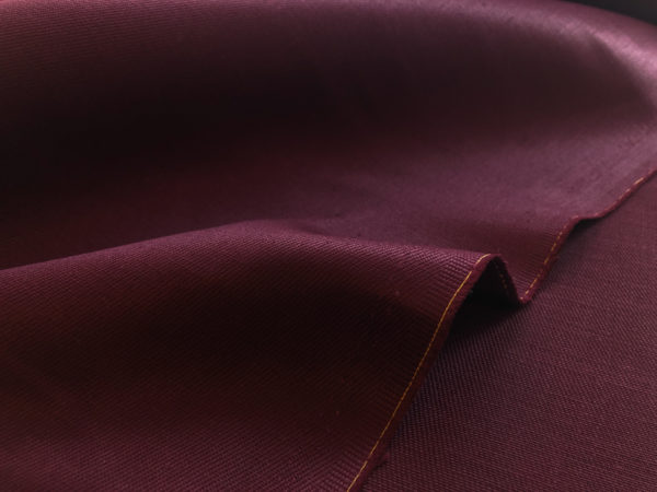 8oz Hemp/Organic Cotton Twill - Burgundy