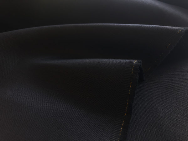 8oz Hemp/Organic Cotton Twill - Black