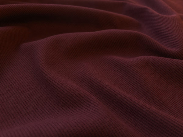 Organic Cotton Rib Knit - Port