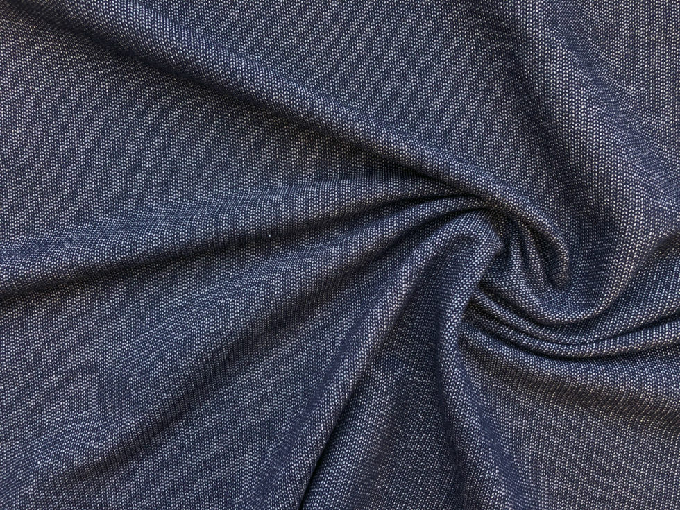 Deadstock Organic Cotton French Terry Denim Stonemountain