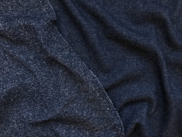 Deadstock Organic Cotton Ribbing - Denim