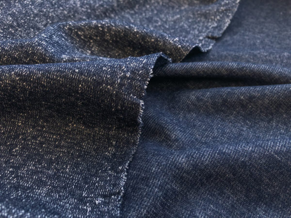 Deadstock Organic Cotton Ribbing - Denim