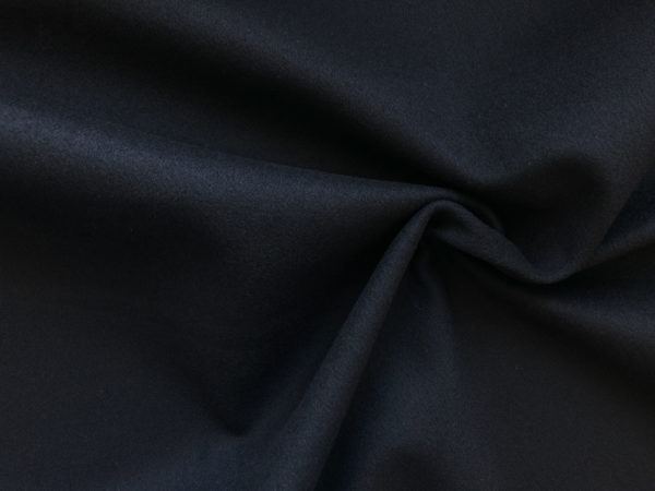 Water Repellent Wool Coating - Black