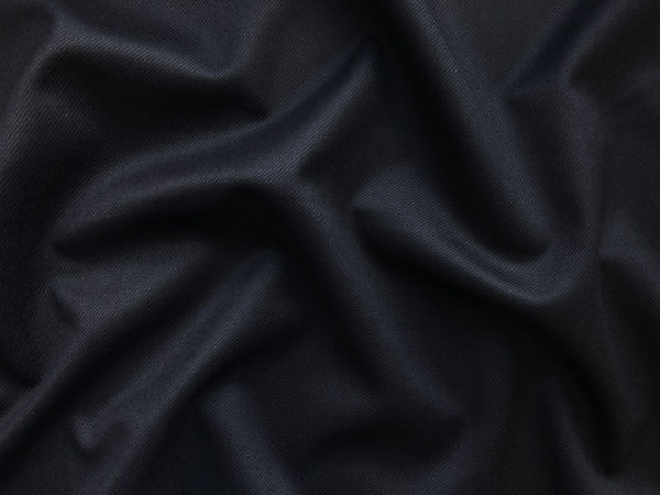 Water Repellent Wool Twill - Black