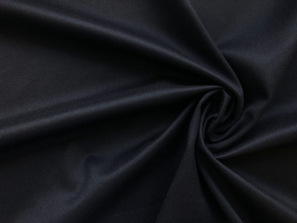 Water Repellent Wool Twill - Black