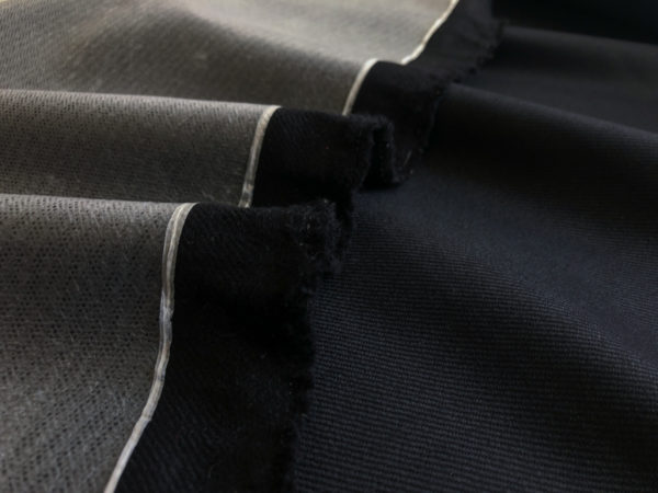 Water Repellent Wool Twill - Black