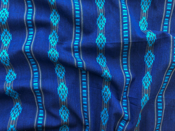 Yarn Dyed Cotton - Diamond Stripe - Blue