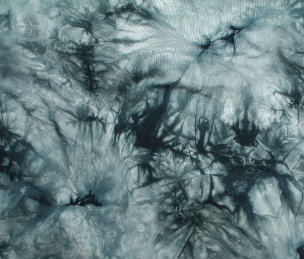 Bamboo/Spandex Knit Print Tie Dye Black Stonemountain & Daughter