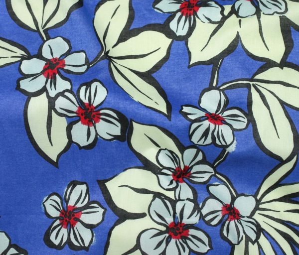 Cotton Lawn - Blue Floral