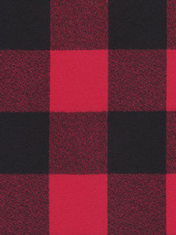 Mammoth Wide - Cotton Flannel - Plaid - White/Black